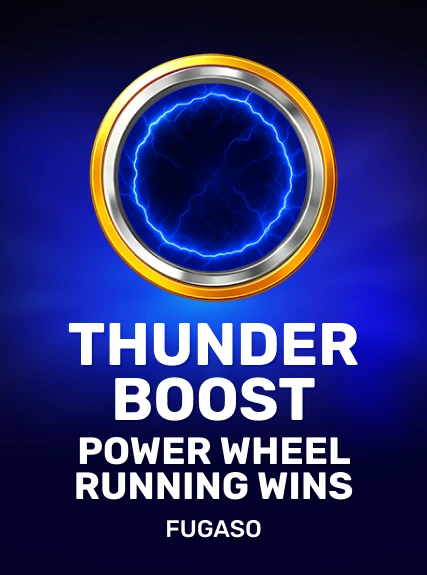 Thunder Boost Power Wheel RUNNING WINS game tile